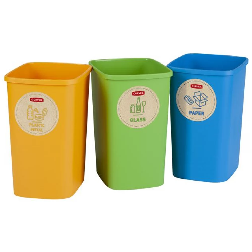 Eco recycling trash cans